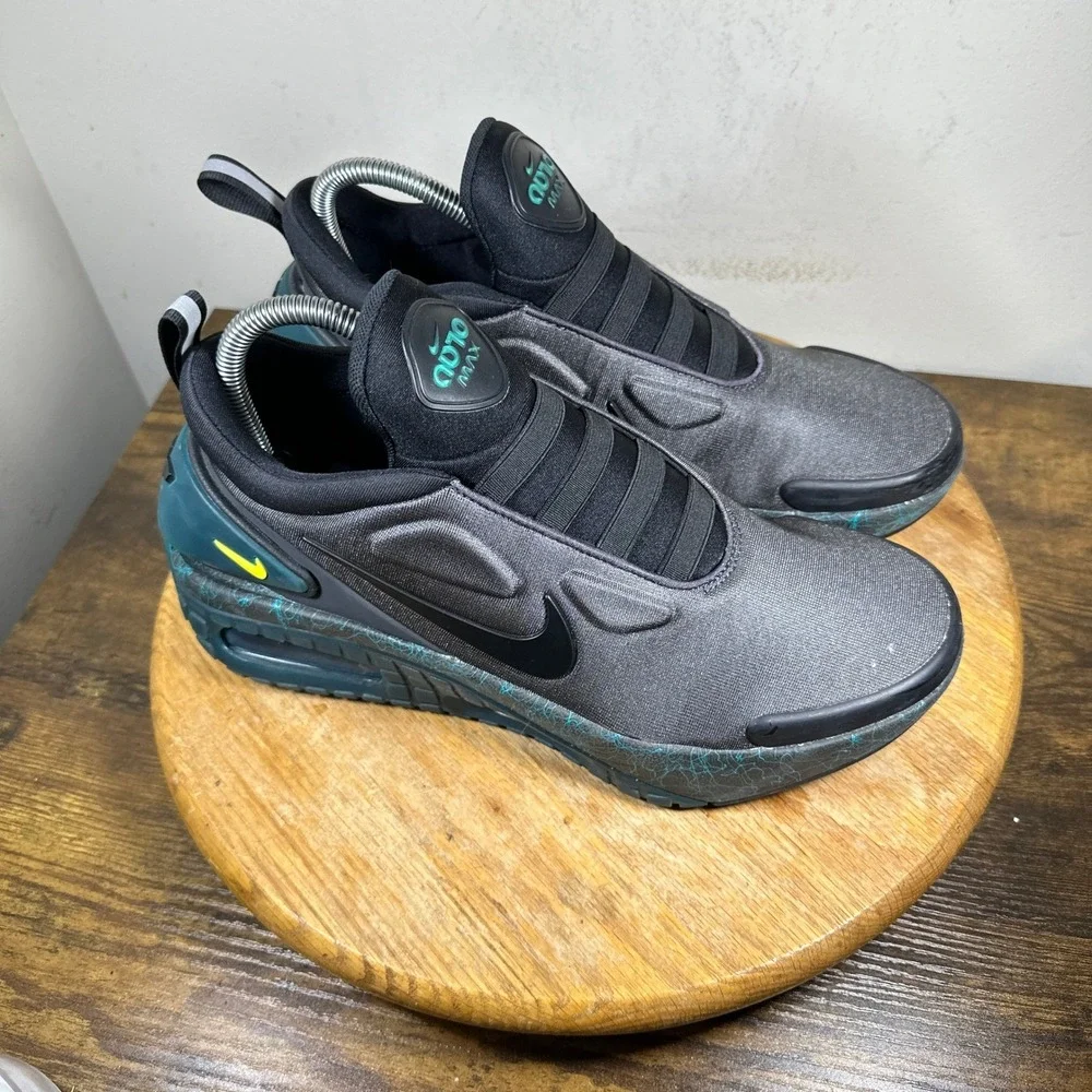 Nike Air Max 270 Bowfin Mens Shoes Black Yellow Size 8.5 CI5018-001 untested